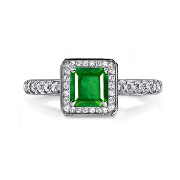 square emerald ring