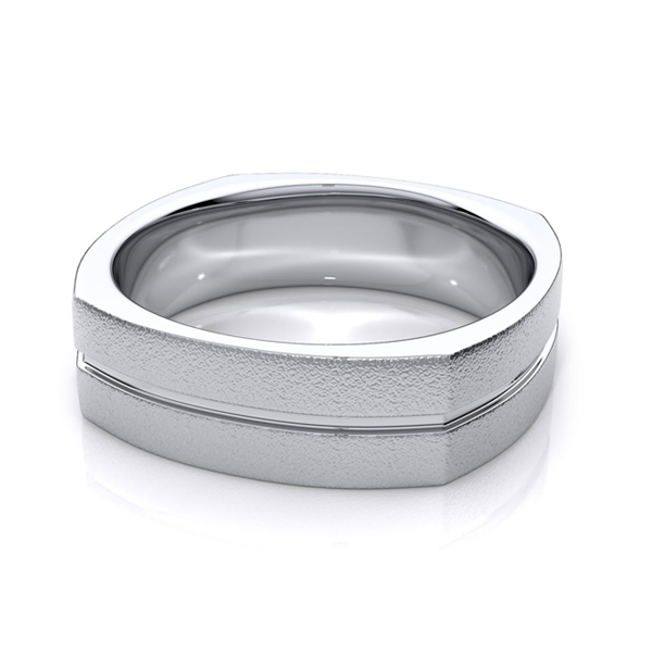 Men's platinum wedding ring