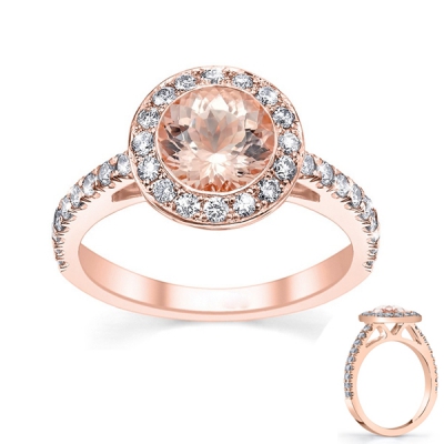 Morganite Engagement Ring Designs - Katannuta Diamonds