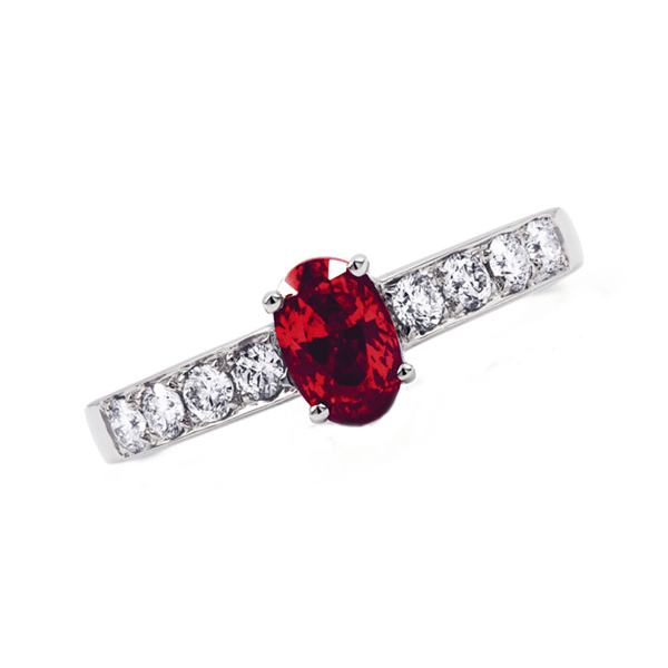 ruby diamond engagement ring