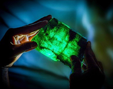 Zambian emerald crystal
